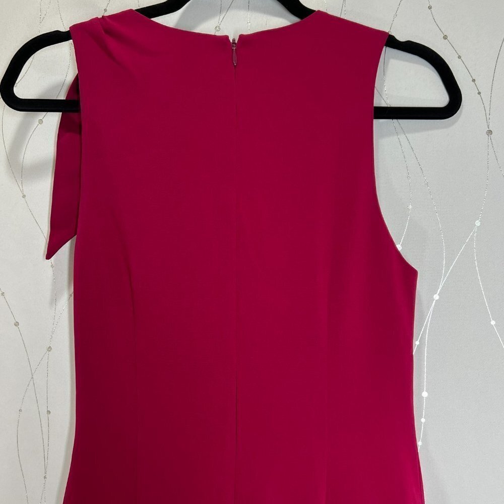 Cinq a Sept Maroon Dark Pink Nanon Tulip Midi Dress $450 - Picture 13 of 16
